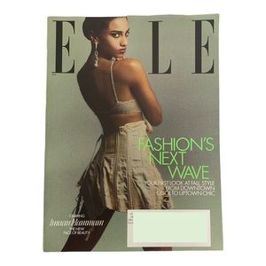 Elle Magazine August 2023 Imaan Hammam New Face Of Beauty Fashion Fall Style